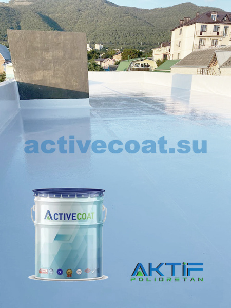 Гидроизоляция на основе МС полимеров УФ-стойкая ACTIVECOAT MS HYDRO LV / 14 кг.